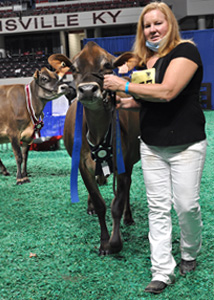MilkingYearlingRatliff Milking Yearling Class Winner, All American Open Show